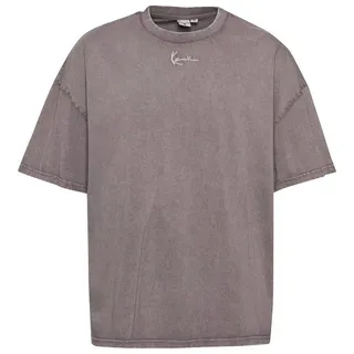Karl Kani Small Signature Heavy Jersey Washed Boxy T-Shirt - Grau