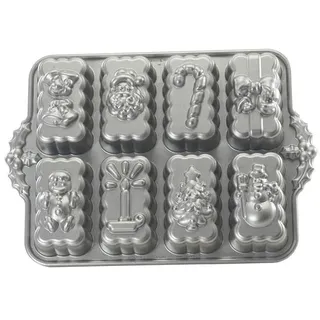 Weihnachts Mini Backform "Holiday" aus Aluminium