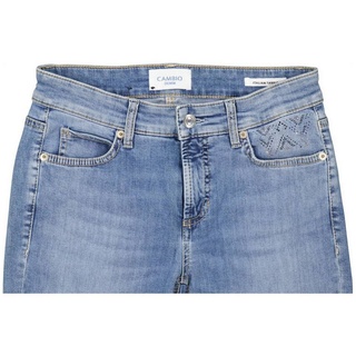 Cambio 5-Pocket-Jeans uni (1-tlg) weiß 36/28