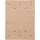 Wollteppich Gabbeh Beige 60x90 cm Moderner Teppich für Wohn Schlafzimmer