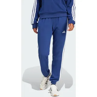 adidas Essentials 3-Streifen French Terry Cuffed Joggers Dark Blue / White XL