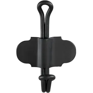 Wenko Nostalgie Wand Haken Schwarz