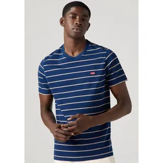 Levi's® T-Shirt mit Streifenmuster blau XL (56/58)