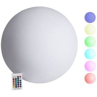 VERDOBA LED Kugelleuchte »LED Gartenleuchte - Kugelleuchte Innen & Außen - Leuchtkugel mit Akku«, LED, 16-60 Lumen (je nach Farbe) Ø 40 cm x 0 cm