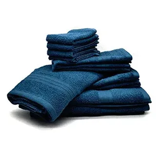 Bassetti Set mit 10 Frottee-Handtüchern (Indigo)