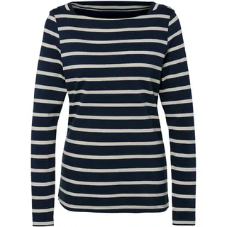 Tchibo - Gestreiftes Langarmshirt - Damen - Gr. XXL - dunkelblau