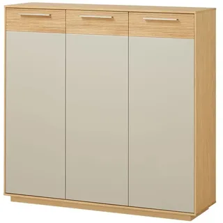 VOSS MÖBEL Loveno 127 x 124 x 37 cm grau lackiert / grau