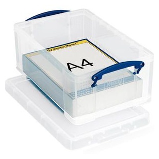 Really-Useful-Box Aufbewahrungsbox 9C, 9L, mit Deckel, Kunststoff, 40 x 26 x 16cm