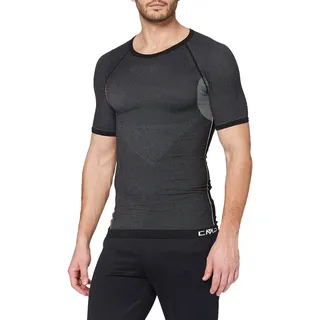 CMP Nahtloses Herren-T-Shirt Schwarz S