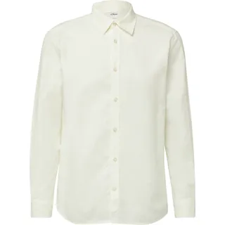 s.Oliver Langarmhemd Regular Fit Weiß XXL
