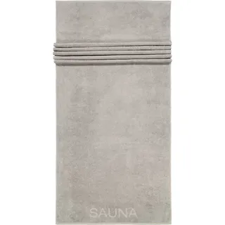 Cawö Saunatuch Pure 6501, 100% Baumwolle (1-St) grau