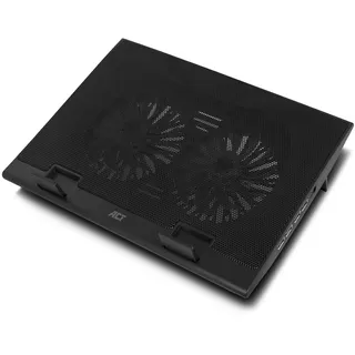 Act Laptop Kühler 17 Zoll, Höhenverstellbar, 2 Lüfter, 4 Port USB - AC8105 | 2 Höhenstufen, USB betriebener Ventilator