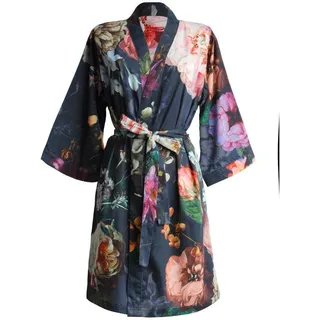 Essenza Kimono Fleur, Blau, Textil, Floral, Gr. XL, Badtextilien, Bademäntel