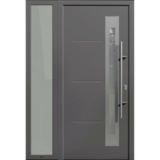 EcoStar Seitenteil für Haustür ISOPRO Secur anthrazit-metallic DIN rechts 40 x 210 cm