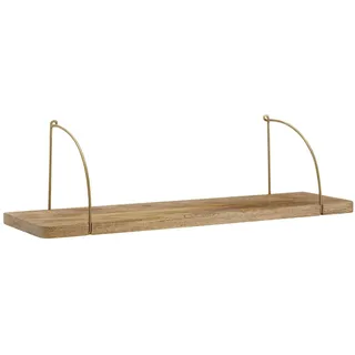 Wohnling Wandregal 80 x 25 x 22 cm Braun