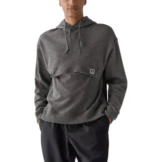BOSS Hoodie x Russell Athletic Limited Unisex Kapuzen Sweatshirt Relaxed Fit aus der exklusiven BOSS x Russell Athletic Kollektion grau M