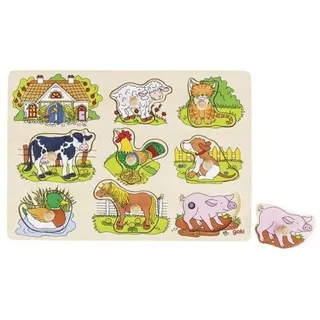 GoKi Soundpuzzle Bauernhof mit Tierstimmen (57895)