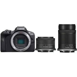 Canon EOS R100 + RF-S 18-45mm IS STM + RF-S 55-210mm IS STM 