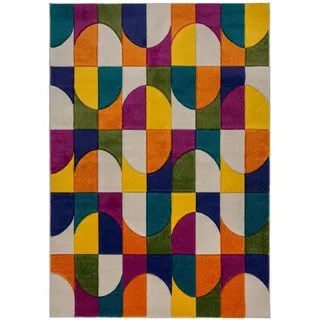 KADIMA DESIGN Quaggy Webteppich 80 x 150 cm Mehrfarbig