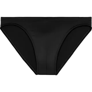 HOM Badeslip 1er Pack in unifarbenem Design Modell Sea Life Black, S