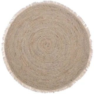 Koopmann International SUJU Teppich Ø 80 cm Beige