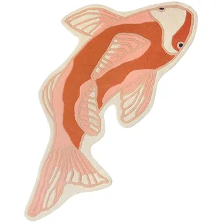 Broste Copenhagen - Koi Teppich, pumpkin orange
