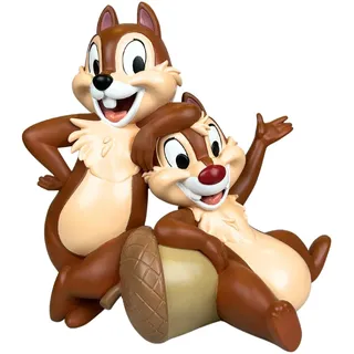 Disney Gartenfigur Chip und Chap 33 cm Bunt