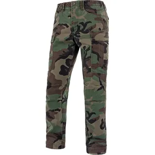 John Doe Cargo Mono Camouflage Oliv/Braun/Dunkelgrün/Schwarz 32
