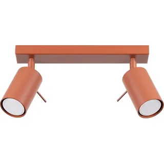 Sollux RING 2 2xGU10 30 cm ockerrot Stahl