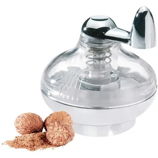 Westmark Muskatmühle 8,5 cm Silber/Transparent unbefüllt