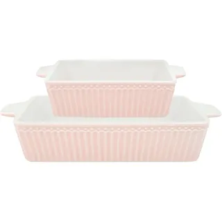 GREENGATE Auflaufform Alice 2er Set Rosa