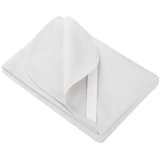 Wülfing Molton-Matratzenauflage 90 x 200 cm weiß