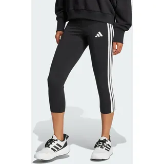adidas Essentials 3-Streifen Tight Schwarz S