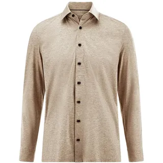 Jersey-Hemd Olymp beige, 41
