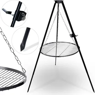 OEM Dreibein-Kaminrost Ø 80 cm Schwarz