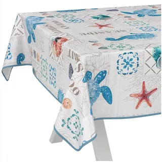 ANRO Wachstuchtischdecke abwaschbar 100 x 140 cm Grau