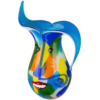Casablanca by Gilde Tischvase Glasart Designvase "Augusto" aus Glas (1 St), durchgefärbt, handgearbeitet und mundgeblasen bunt|rot