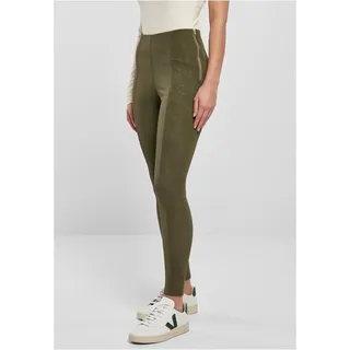 URBAN CLASSICS Washed Faux Leather Hosen Olive L