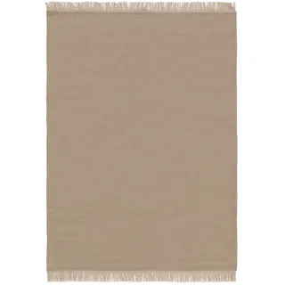 benuta Pop Wollteppich Liv Beige 140x200 cm - Naturfaserteppich aus Wolle