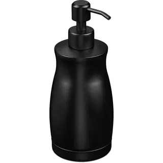 Relaxdays Seifenspender 400 ml Schwarz