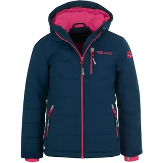 TROLLKIDS - Winter-Steppjacke KIDS HEMSEDAL XT in navy/magenta, Gr.92