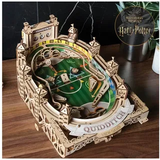 Ligna Arts Ugears Quidditch Pinball 3D Puzzle Holz - 3D Holzpuzzle Harry Potter