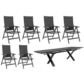 KETTLER Garten-Essgruppe BasicPlus grau