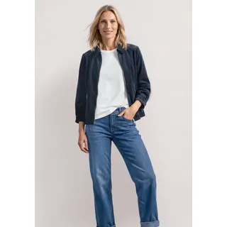 STREET ONE Cordjacke Damen Dunkelblau XL