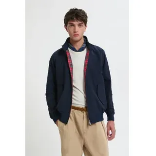 Baracuta für Herren. BRCPS0001BCNY1 Harrington-Jacke G9 navy (M), Lässig, Polyester, Marine