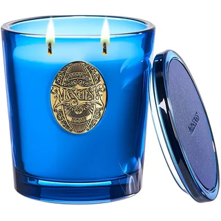 M&SENSE Duftkerze Groß Sommernacht|560g Duftkerzen im Glas Natürliche Soja-Kerze|2-Docht,110 Stunden Brenndauer|Kerzengeschenke für Weihnachts,Geschenke für Frauen