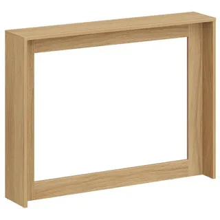 LuxusKollektion Konsolentisch Konsolentisch Schmal Landhaus Natur 100x20x75cm (1-St)