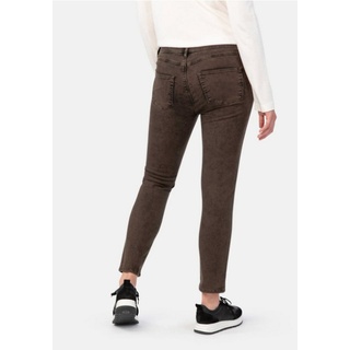 STOOKER WOMEN Slim-fit-Jeans Florenz Damen Stretch Jeans -Slim Fit- Chocolate Brown Wash braun 42