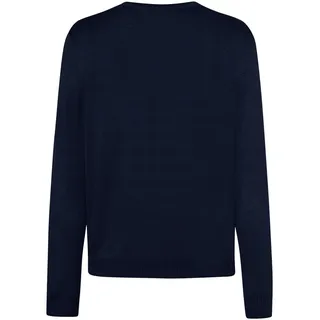 Maerz Muenchen V-Ausschnitt-Pullover Blau 54