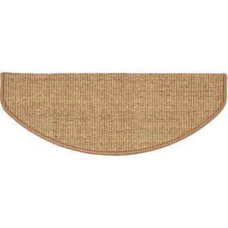 OTTO home Stufenmatte Natur, halbrund, Höhe: 8 mm, 100% Sisal, große Farbauswahl, selbstklebend, auch als Set 15 Stück braun